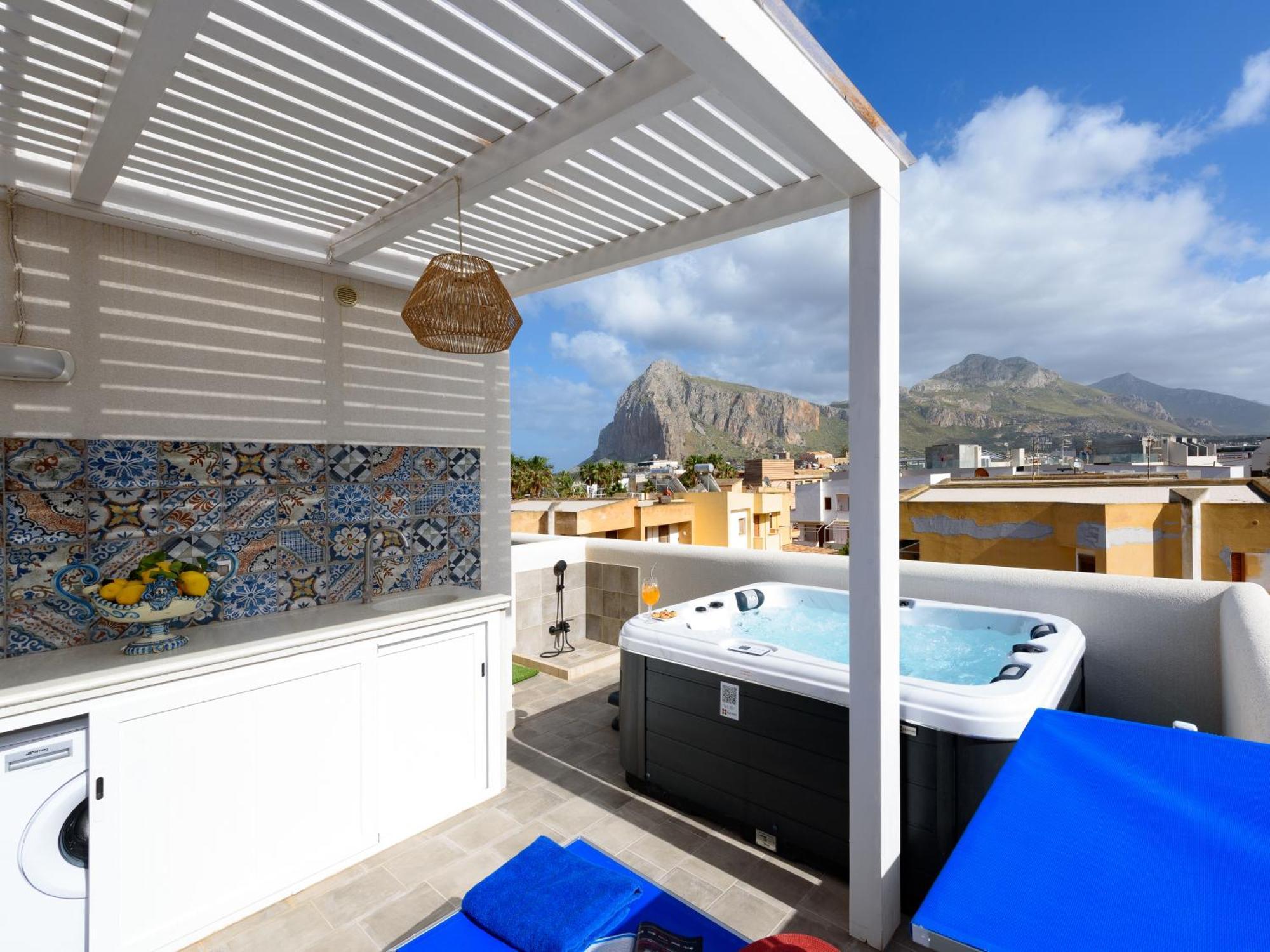 סן ויטו לו קאפו Il Faro E La Luna Beach Apartments מראה חיצוני תמונה