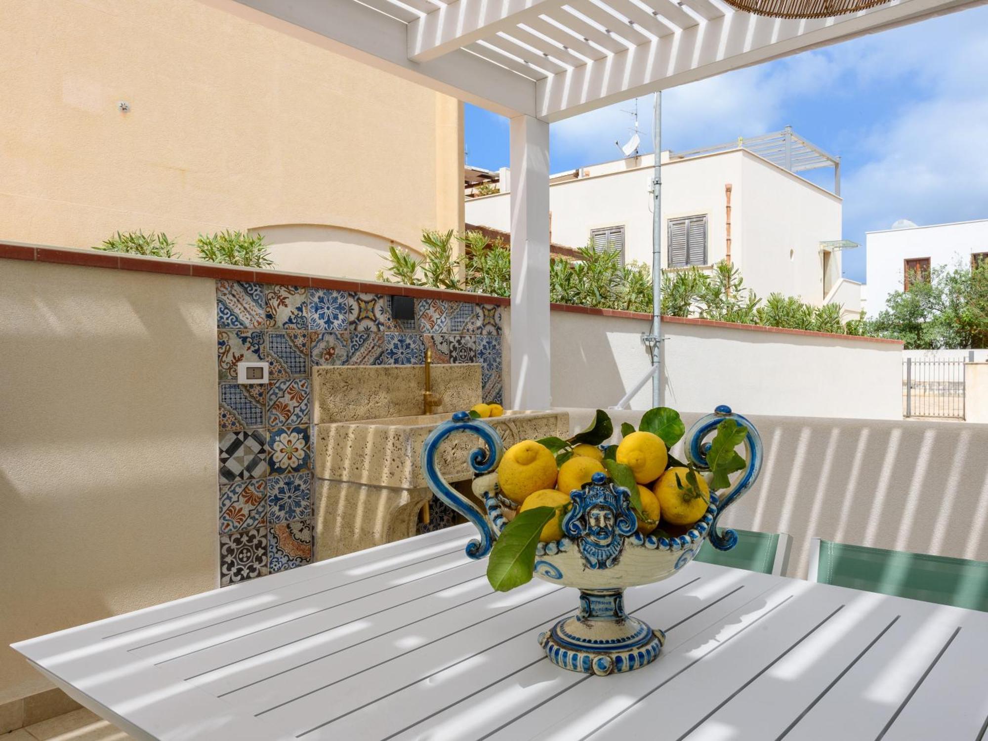 סן ויטו לו קאפו Il Faro E La Luna Beach Apartments מראה חיצוני תמונה